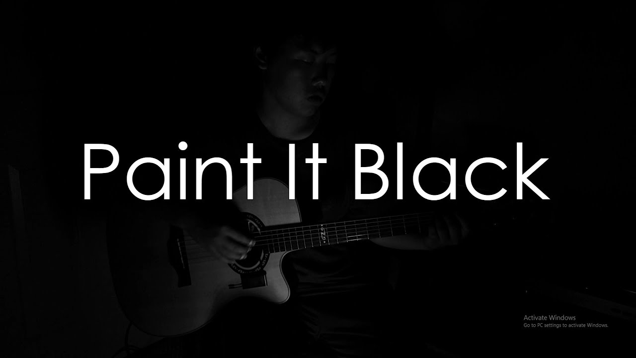 paint it black song sheet free