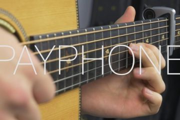 Maroon 5 - Payphone fingerstyle tabs