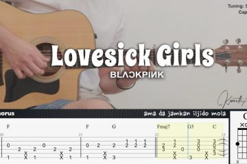 BLACKPINK – Lovesick Girls fingerstyle tabs
