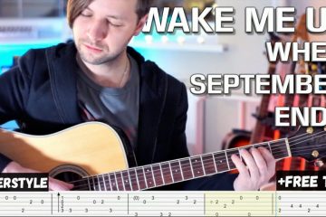 Green Day – Wake Me Up When September Ends fingerstyle tabs
