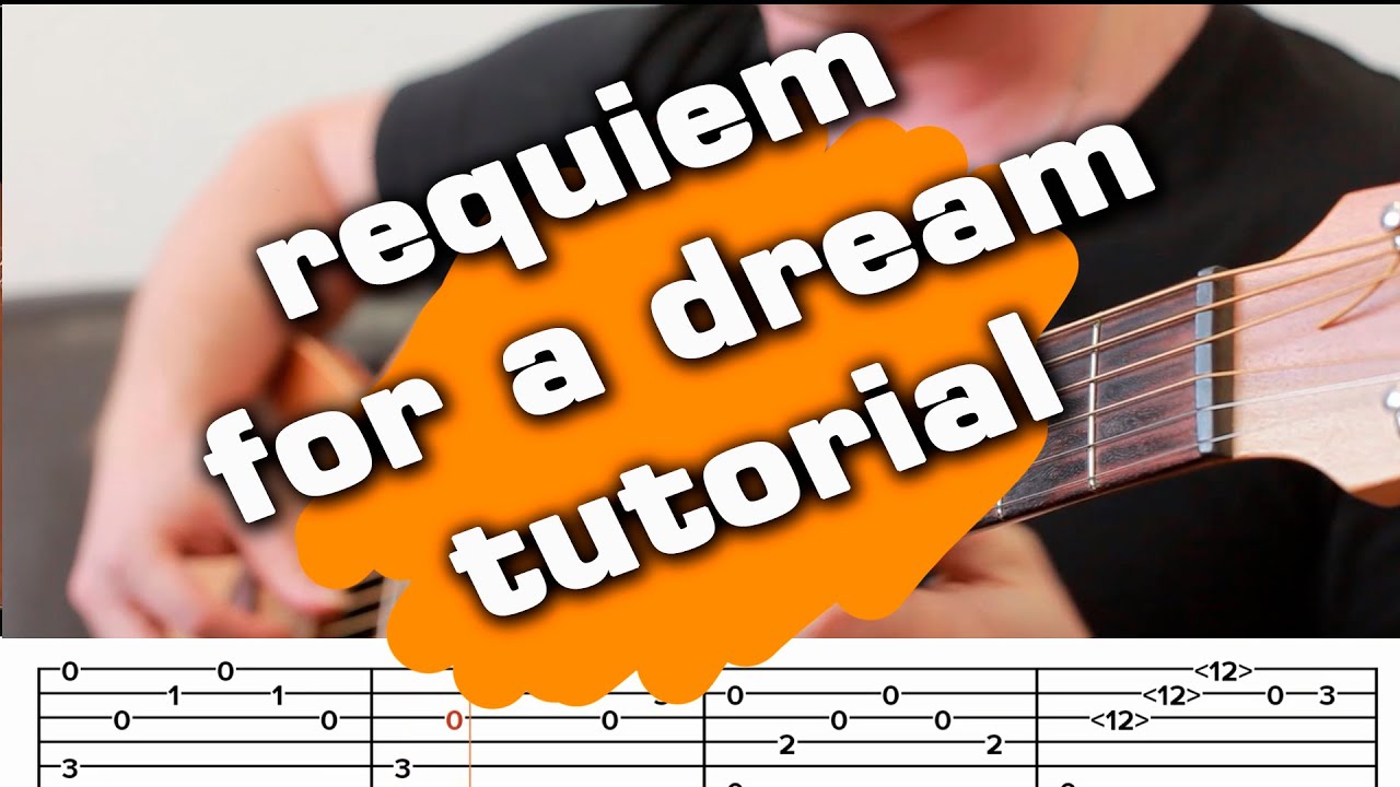 lo mismo pasar por alto invadir OST Requiem For A Dream fingerstyle tabs gpx, PDF