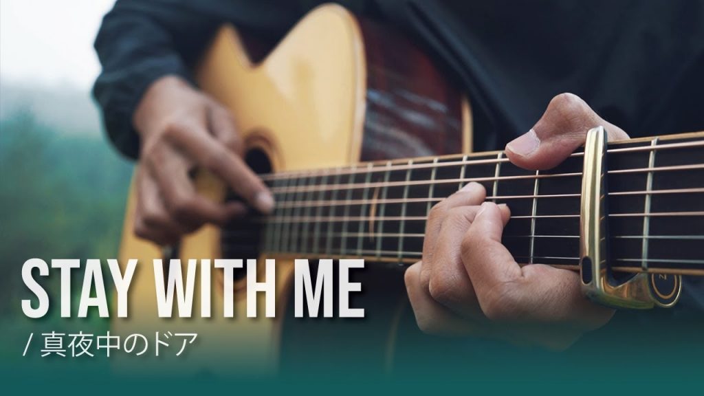 Miki Matsubara - stay with me Tab + 1staff by guitar cover with