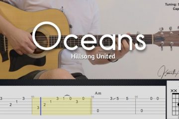 Hillsong United – Oceans fingerstyle tabs