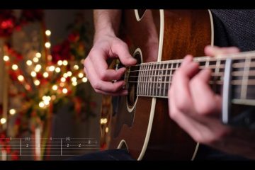 Coldplay – Christmas Lights fingerstyle tabs (Peter John)