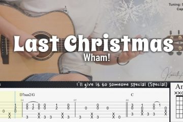Wham! – Last Christmas fingerstyle tabs